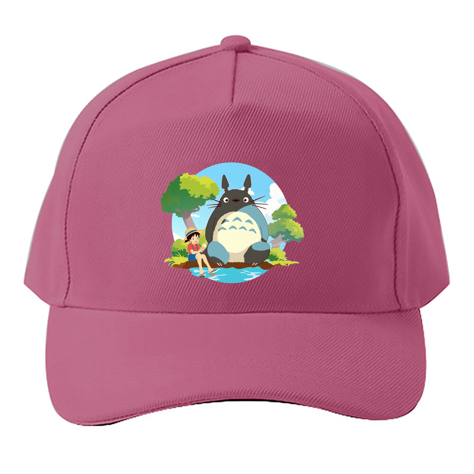 （画像用） となりのトトロ 草壁メイ 草壁サツキ My Neighbor Totoro Satsuki Kusakabe Mei Kusakabe ベースボールキャップ 綿100％ 男女兼用 帽子 スポーツ